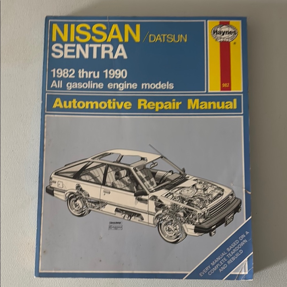 Nissan Datsun Sentra Repair Haynes Manual 1982-1990 DIY Guide